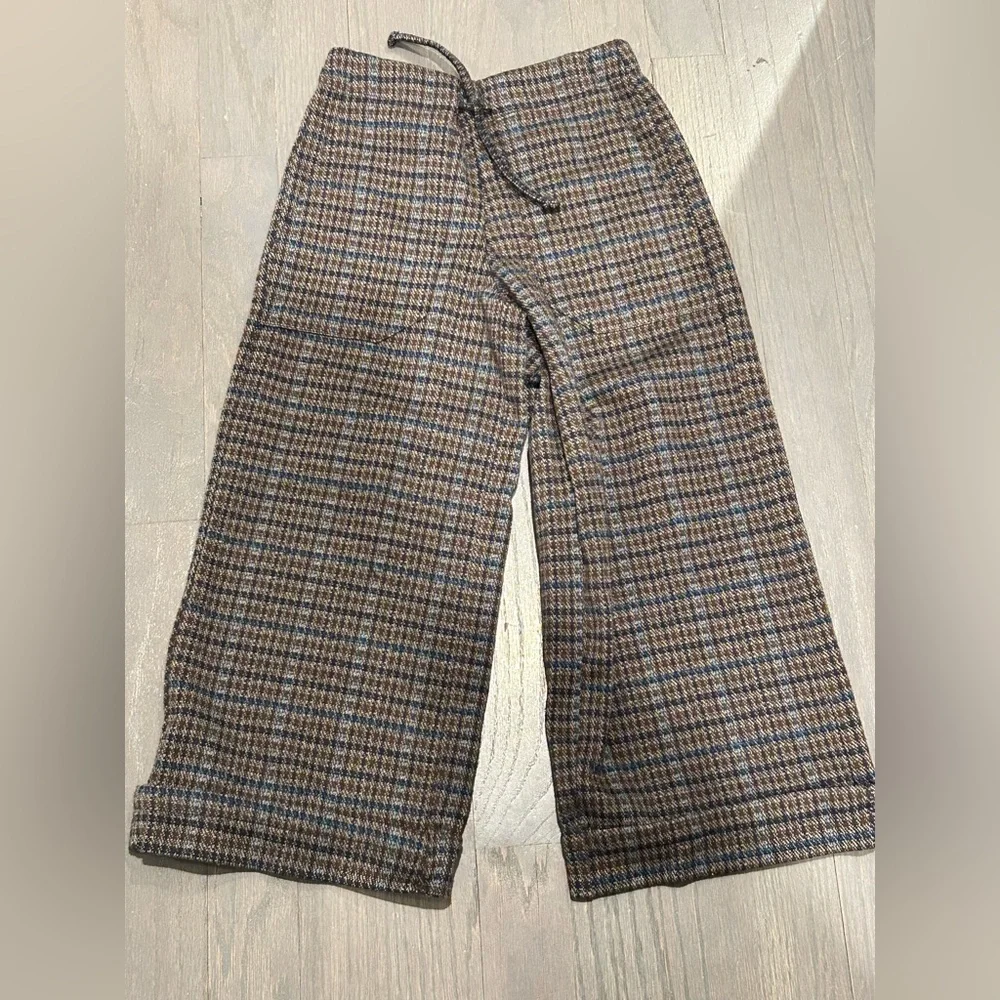 Kids Plaid Trousers y.